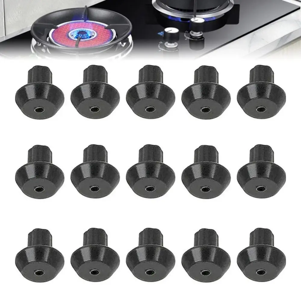 WB02T10461 Gas Range Rubber Feet Replacement Parts Black Burner Grate Foot Kitchen Accessories Compatible Gas Stove Burner Foot