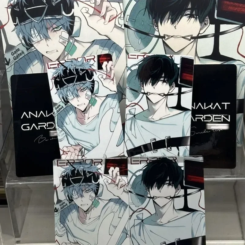 New 4Pcs/Set Alien Stage Anime Card Ivan Till Small Card 3inch Childrens Stationery Collection Couples Freinds Gift Bookmark