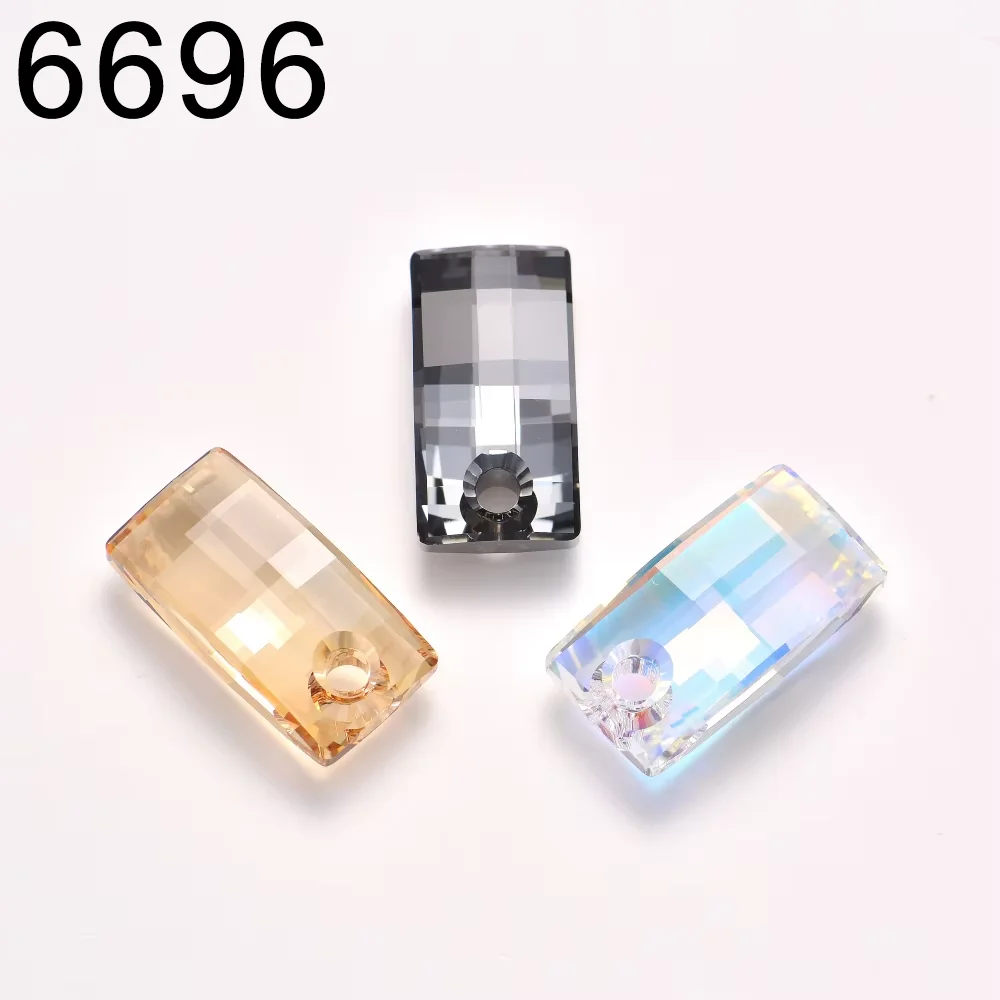 (1 piece) 6696 Urban Pendant Beads Rhinestone for DIY Jewelry Making Original Crystals from Austria