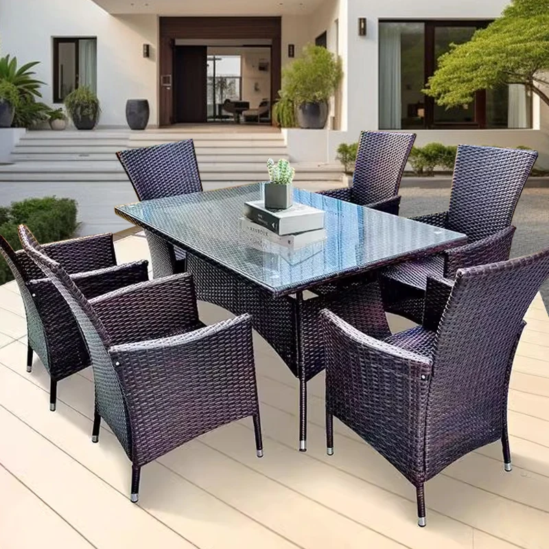 

Rattan Minimalist Garden Furniture Sets Armchair Garden Furniture Sets Designer Nordic Loungeset Garten Garden Furniture Outdoor