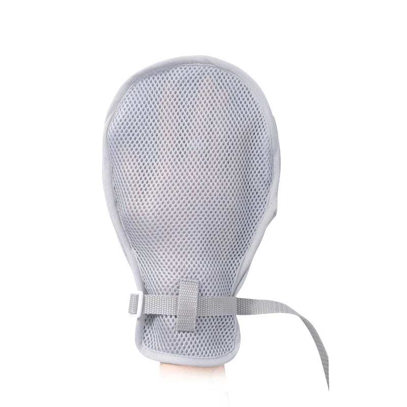 1Pair Restraint Gloves Finger Control Mitts Hand Infection Protectors Finger Hand Fixed Gloves For Elderly Patients