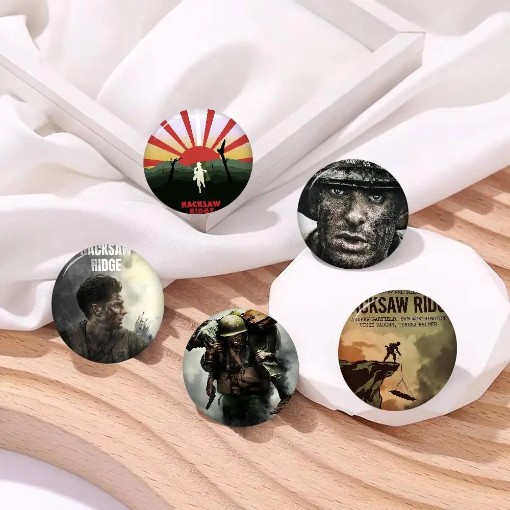 Movie Hacksaw Ridge Animals Funny Brooches Badge Backpack Clothes Gift Accessory