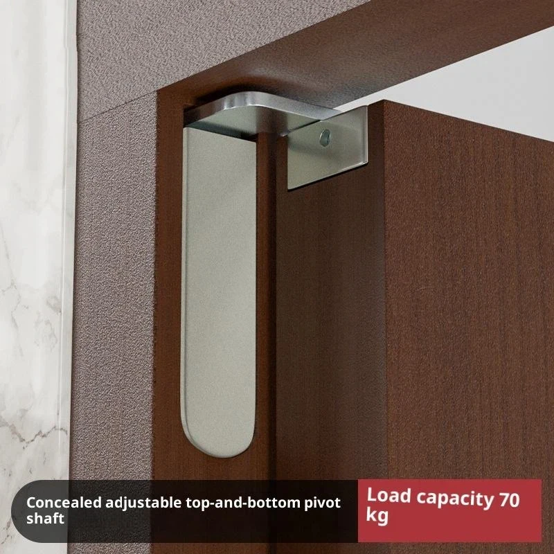 

2 Pieces Hidden Hinges For Doors 3D Adjustable Swivel Invisible World Hinge Zinc Alloy Door Hinge Furniture Hardware