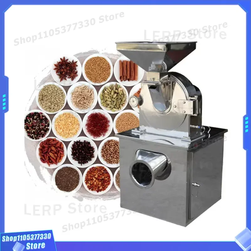 LFJ-18B Electric Coffee Grinder Stainless Steel 304 Herbal Grain Mill Large Capacity Gold Color Home Kitchen Appliance for