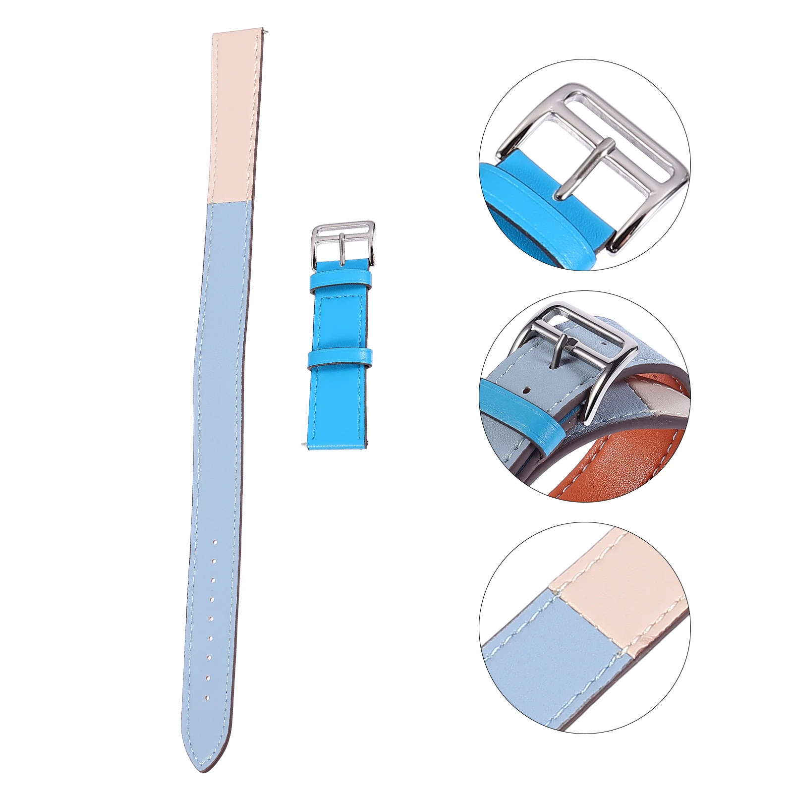 

Гибкий двухцветный ремешок для часов, устойчивый к поту, прочный сменный регулируемый умный ремешок