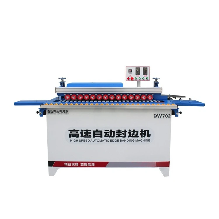 

Multifunctional woodworking home improvement special one-time forming, sealing, polishing and edge banding machine