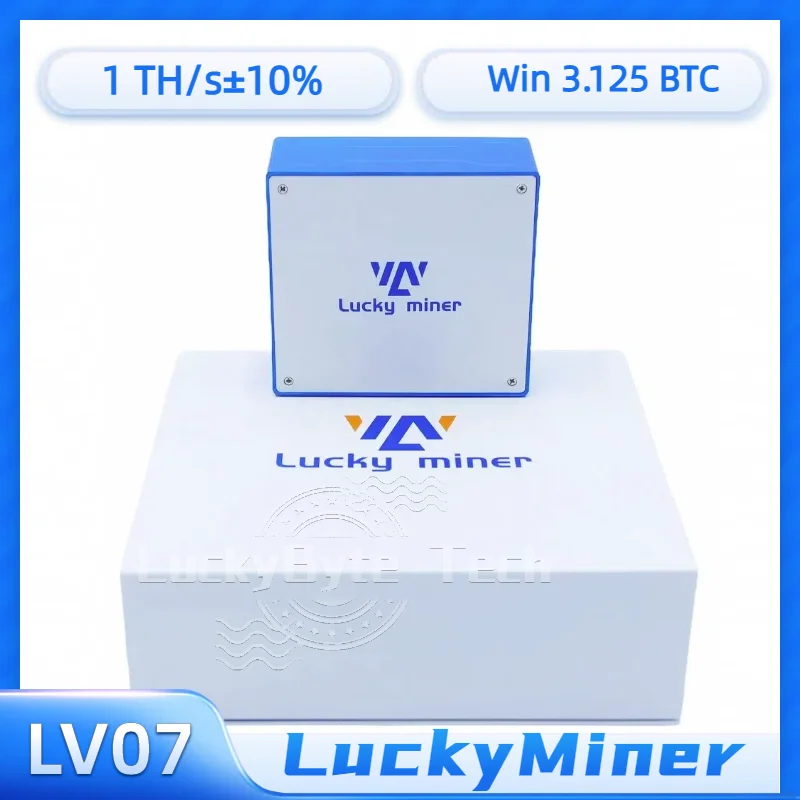 Crypto Miner Lucky Miner 비트코인 채굴 장치, LV07 1TH/S SHA256, 암호화 통화 기계, BTC 복권, Asic Miner