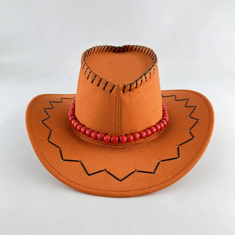 Halloween Headwear Orange Decor Hat Cosplay Anime Portgas D Ace Hats Cowboy Cap Boys Girls Halloween Gift