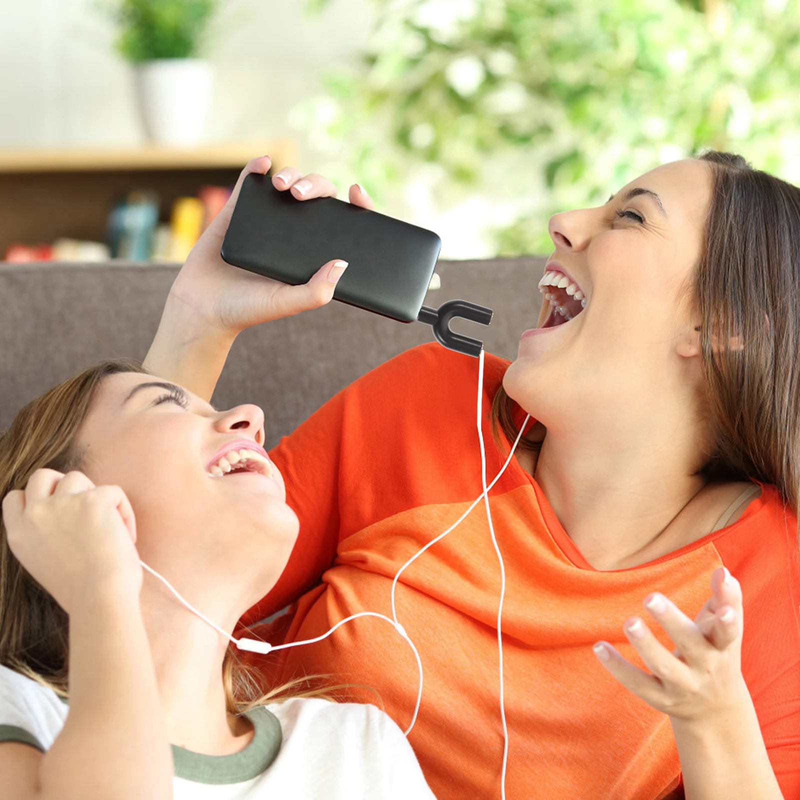 

6Pcs Earphone Audio Adapter 3.5mm U Shape Headphone Splitter 1 to 2 Stereo Jack Splitter Aux Cable for Headset Sharing