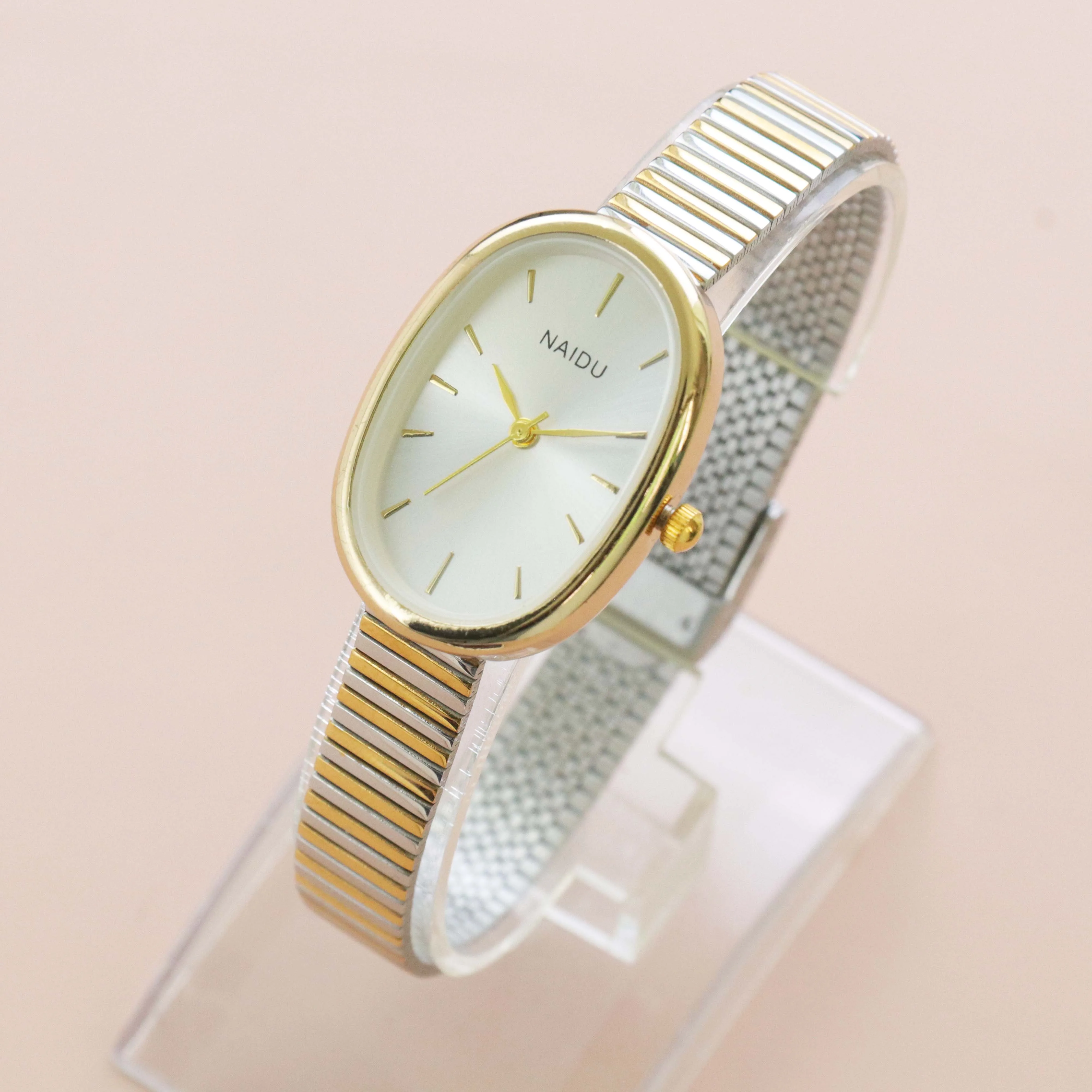 watch for women Ladies Watches Women\'s wristwatch Simple Silver and Gold Stainless Watchband Quartz Women\'s watches