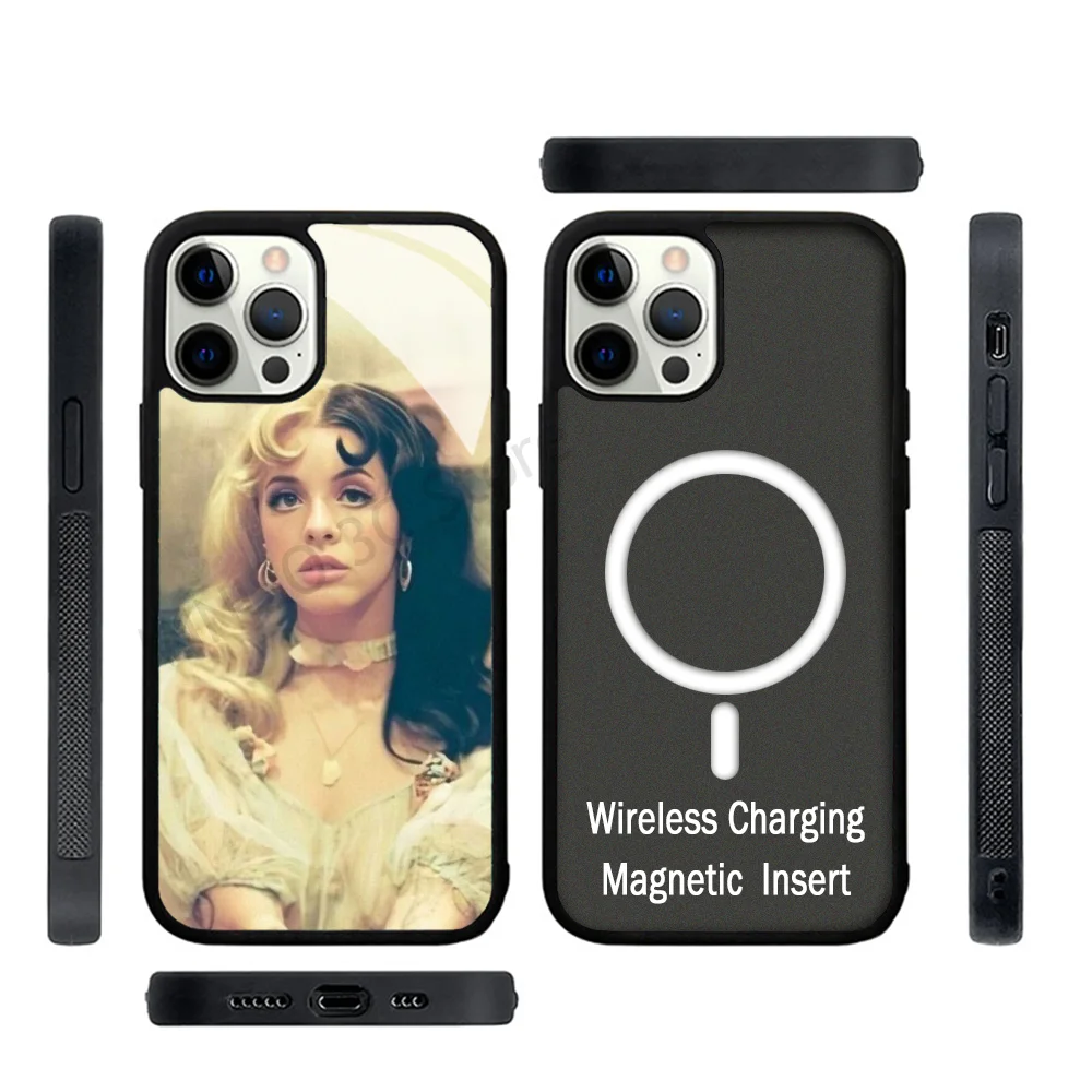 Phone Case Strong Magnetic For IPhone 15 14 13 Pro Max 11 12 Mini Singer Melanie Martinez Portals For Magsafe