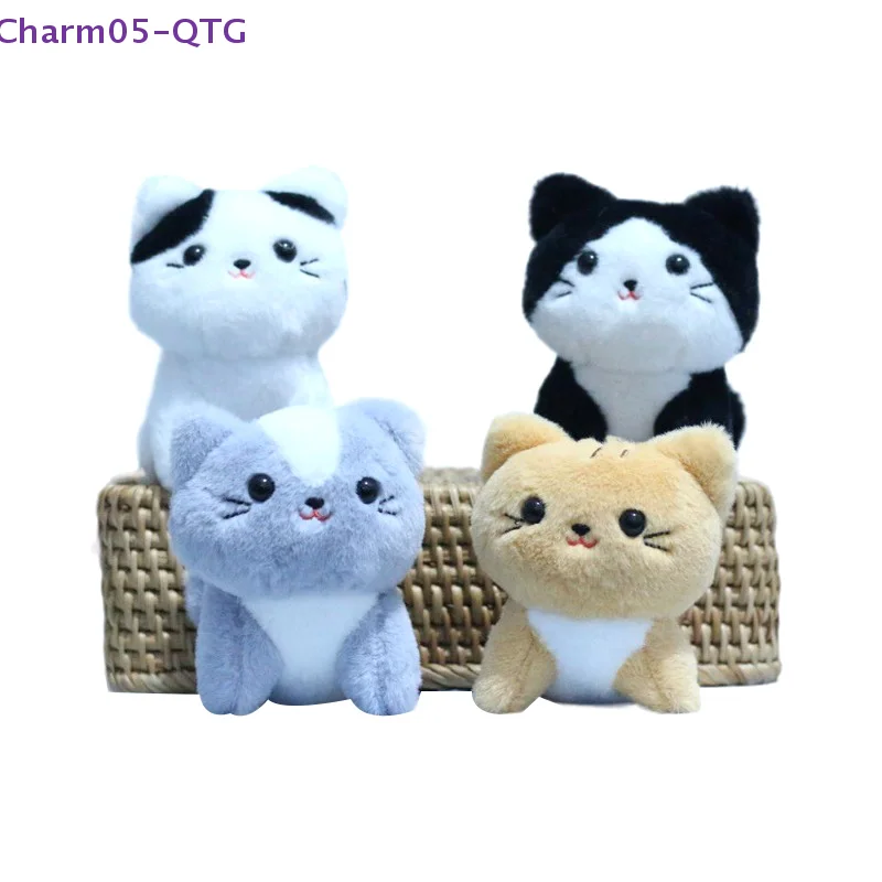 

Горячая новинка! Плюшевая игрушка-брелок в виде котика-цветочка из мультфильма, подвеска для рюкзака, украшение, подарок для VIP-гостей
