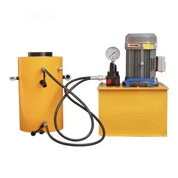 Electric hydraulic jack 50T-1000T vertical split synchronous heavy-duty hydraulic top DYG double-acting jack