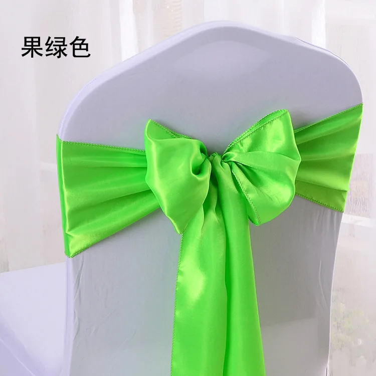NONE 10 Stück Satin-Stuhlschärpen, elegant, hochwertige Stuhlbänder, Schleifen, Stühle, Raffhalter, Stühle, Dekoration für Hochzeit, Bankett, Party 5