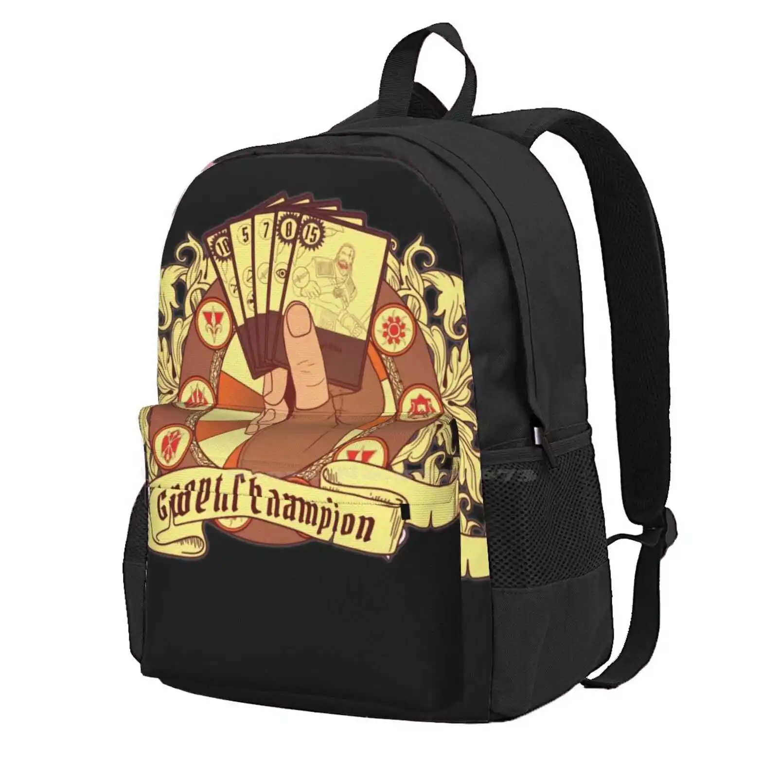 The Cards Tournament Champion Hot Sale Schoolbag Backpack Fashion Bags Gwent Champion Trading Videogames The