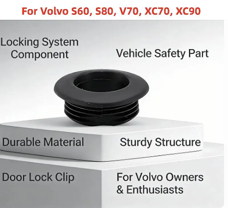 

Car Door Lock Pin Washer Outer Ring Cap 39978890 For Volvo S60 S80 V70 XC70 XC90 Door Locking System Cover Replacement