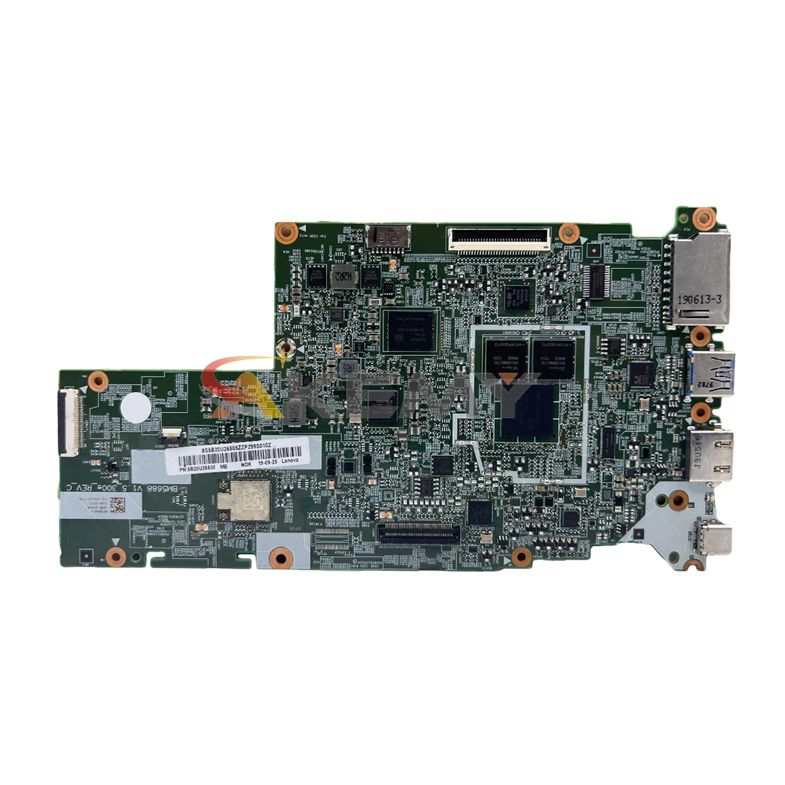 Laptop motherboard For Lenovo BM5688 Chromebook 300E 5B20S72116 Laptop Mainboard CPU N4000N4020 4G-RAM 32G64G-SSD Full Test