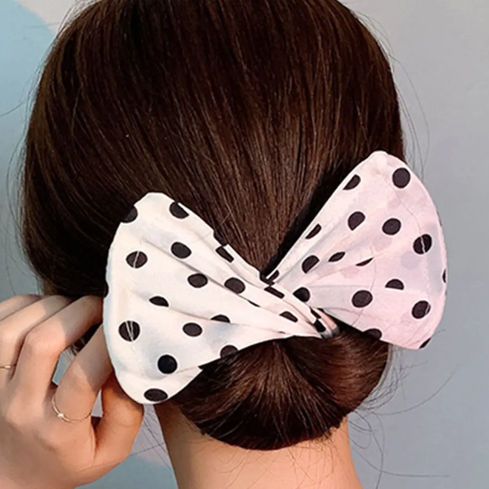 

6Pcs Hair Bun Makers Women Lazy Curler Hair Styling Accessories Buns Shaper Tie for Running Party Prom Daily Use