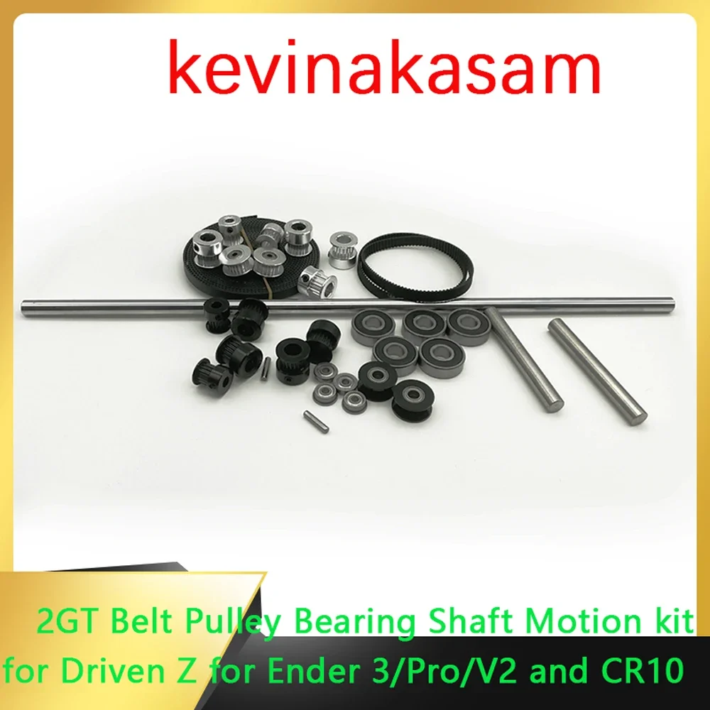 2GT Timing Pulley Bearing Drive Kevinakasam GT2 Sport Kit For Driven Z of End 3/Pro/V2 CR10 i3 Creativity 3D Printer