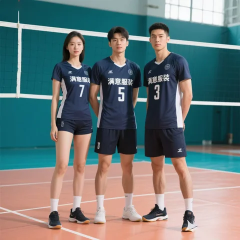 남성과 여성을 위한 새로운 도착 배구 유니폼 세트 빠른 건조 통기성 경쟁 및 훈련 팀웨어 스포츠 피트니스