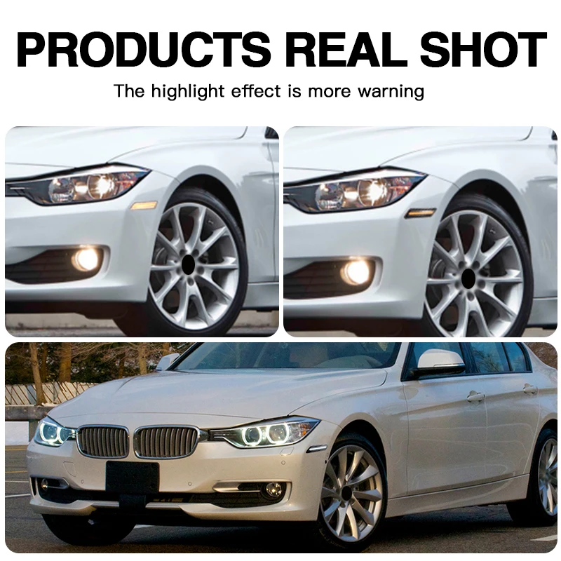 

2PCS Clear/Smoked Lens LED Front Side Marker Turn Signal Light Canbus For BMW 320i xDrive 328d 328i 335i 335is GT xDrive Sedan