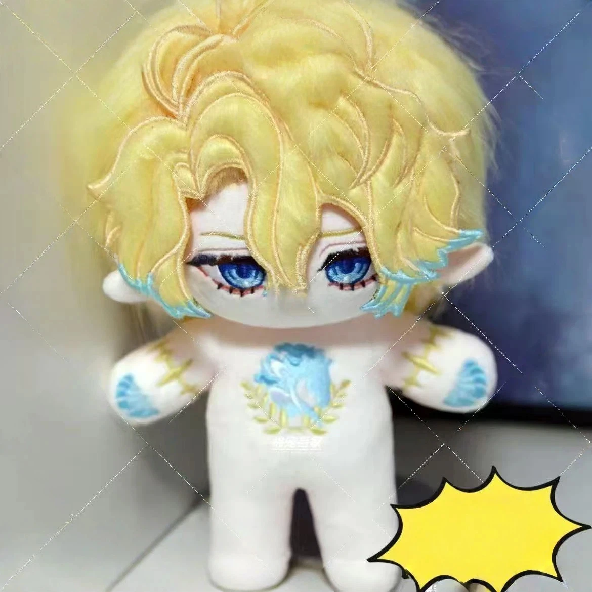 20cm Anime Record of Ragnarok Poseidon Role Plushies Kids Toys Cute Cosplay With Skeleton Body Dress Up Dolls Figures Gifts