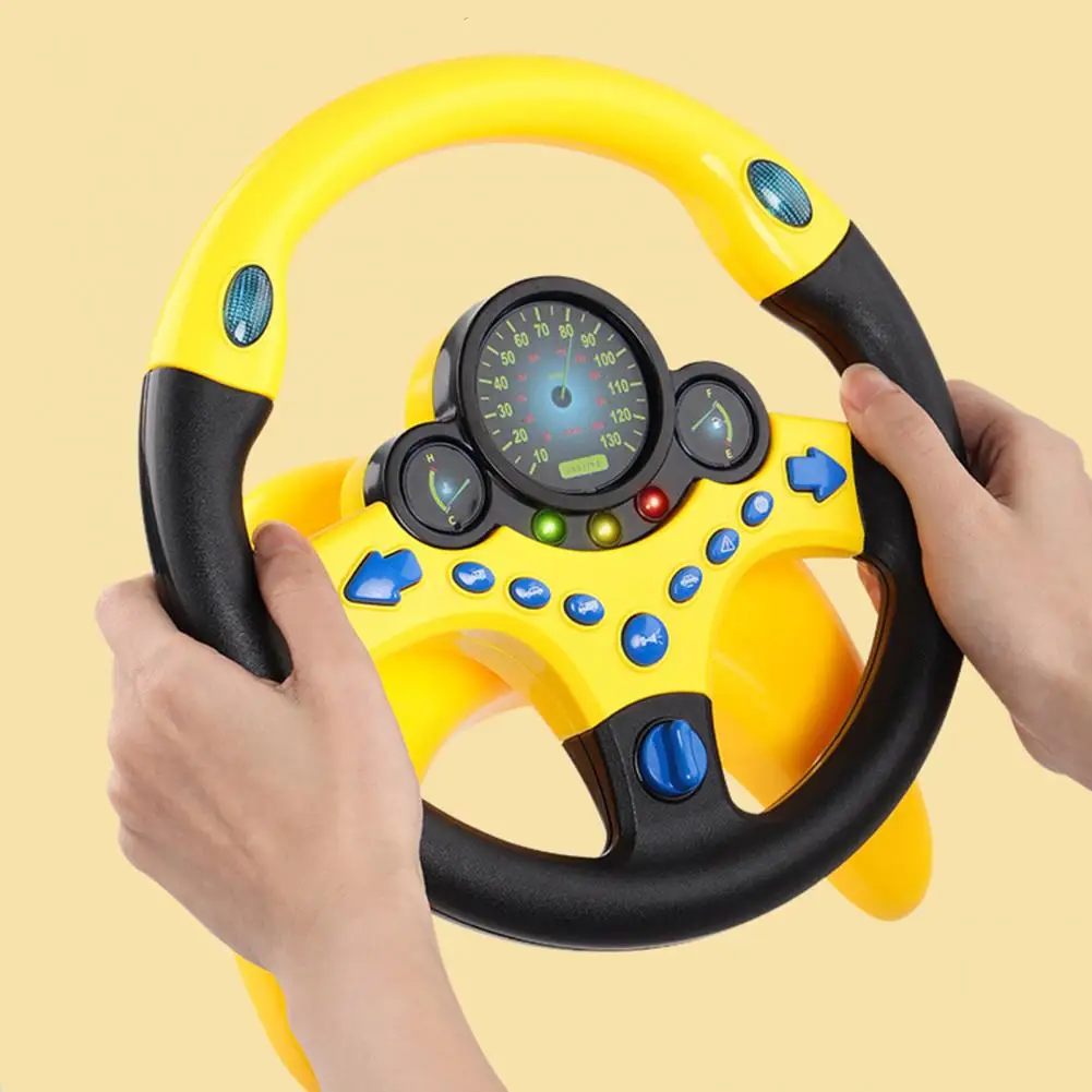 Fahr simulation Spielzeug pädagogische Kinder Auto fahren Simulation Lenkrad Spielzeug mit Musik Lichter so tun, als würden sie für Jungen spielen