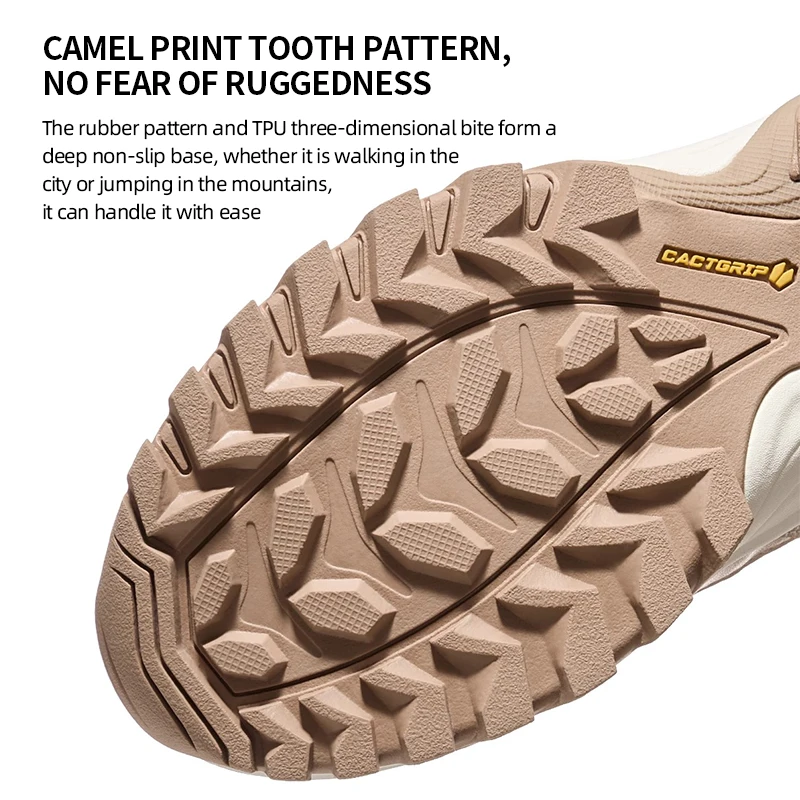 GOLDEN CAMEL Outdoor Hiking Shoes Breathable Thick-soled Sports Shoes for Men Non-slip Lightweight Travel Climbing Shoes 2025