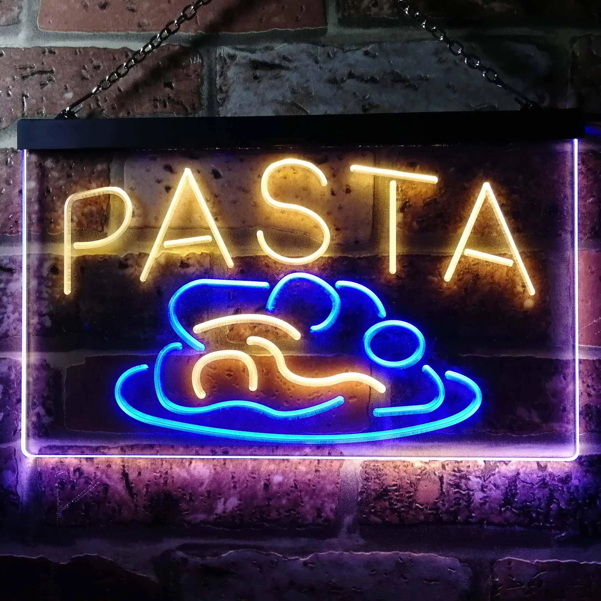 

Двухцветная светодиодная неоновая вывеска PASTA st6-i0304