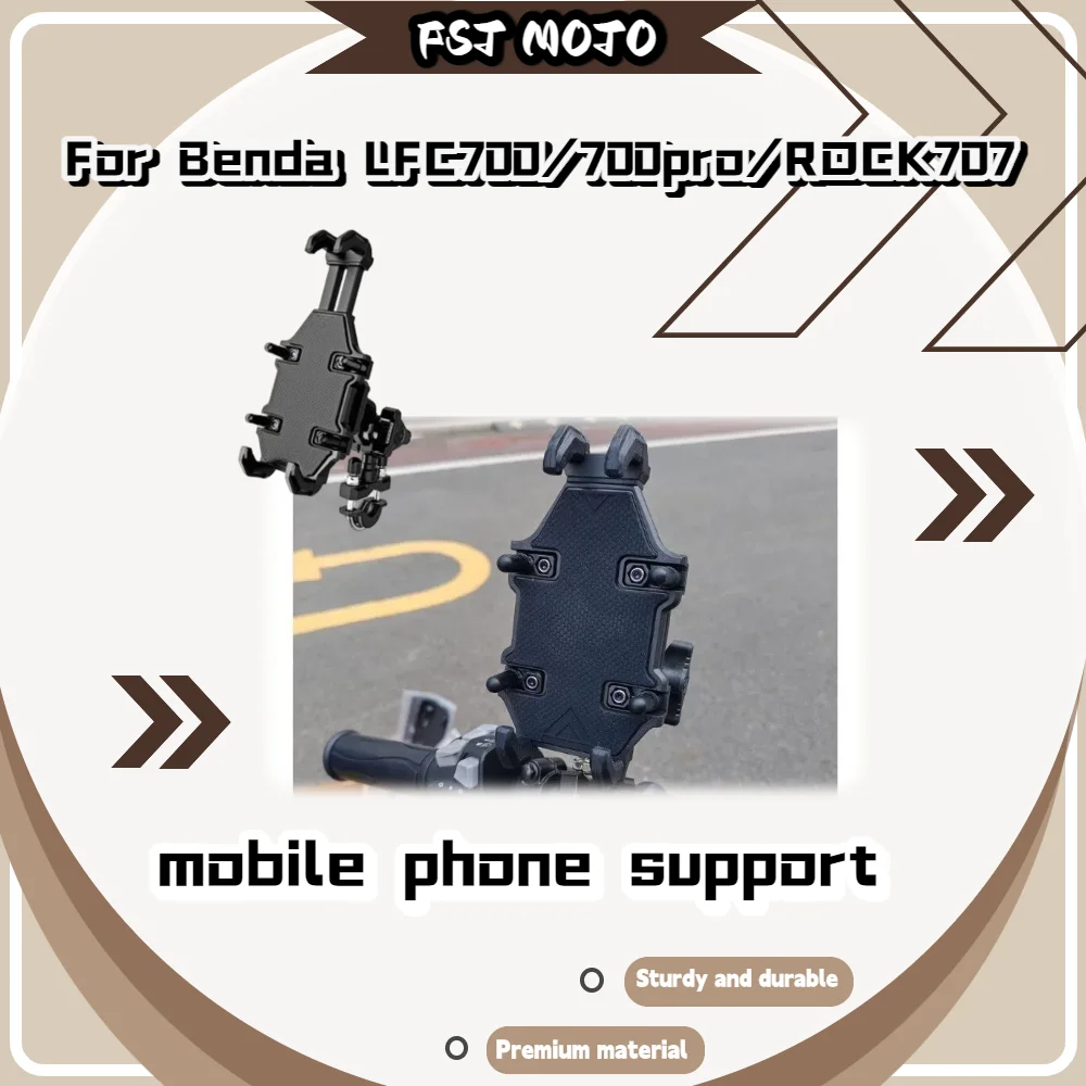 for-benda-lfc700-lfc700pro-rock707-cnc-phone-mount-anti-shake-shock-absorbing-navigation-bracket-parts