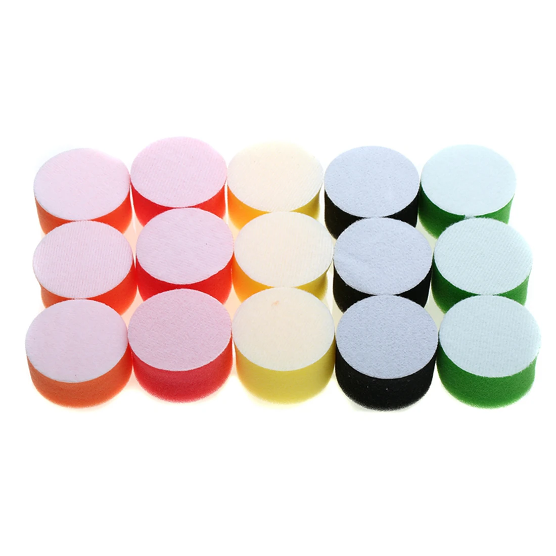 Set Polishing pads Tool 16pcs Kit Parts Polisher Screw tray Sponge Waxing 2 Inch 50mm Automobile Buffing Cleaning