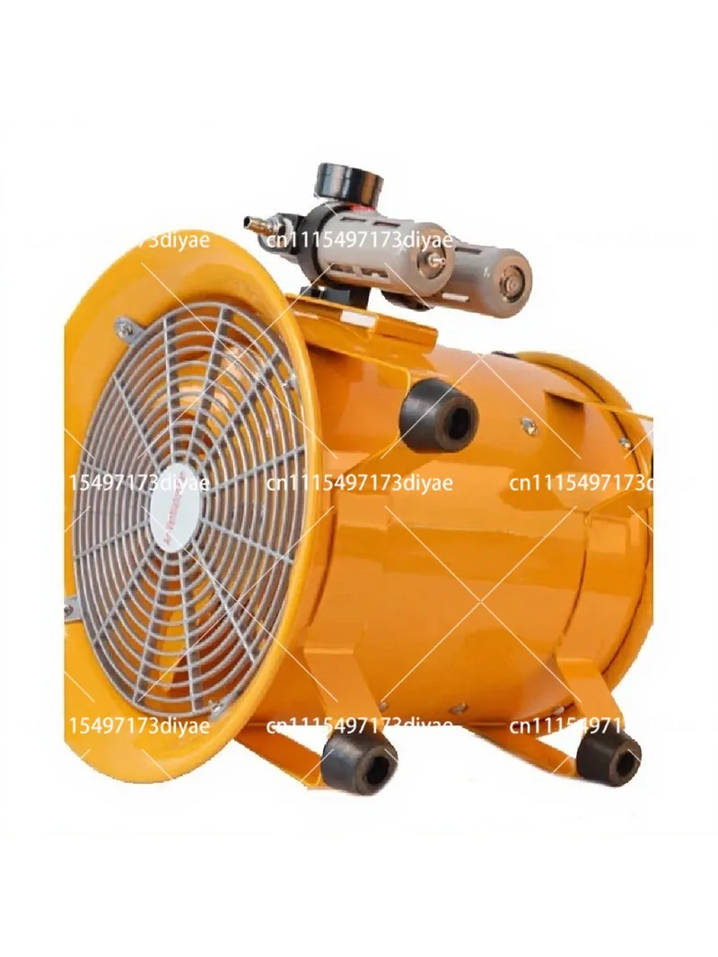 12-Inch Portable Pneumatic Exhaust Fan, 300mm Mobile Blower for Ventilation and Dust Removal
