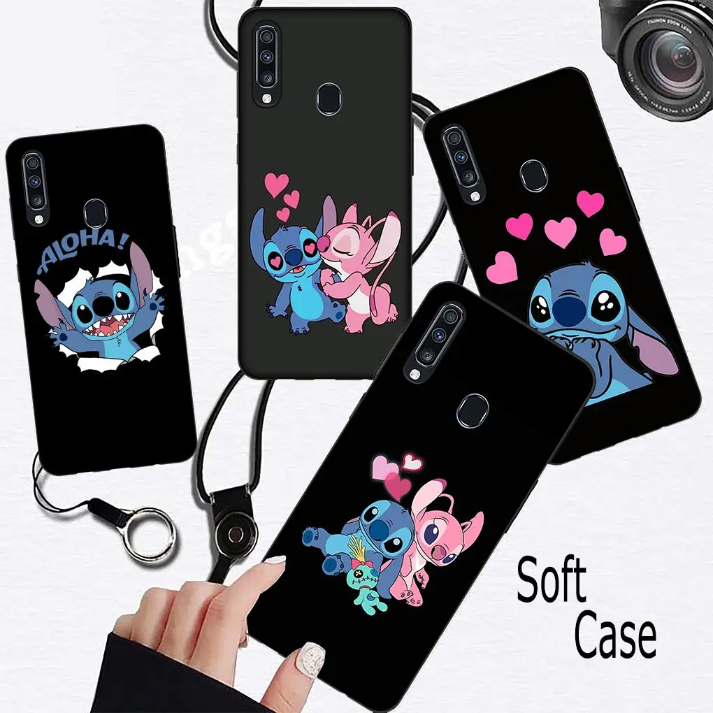 Lovely Lilo Stitch Film Anime Phone Cover for Samsung Galaxy Note 20 Ultra 10 8 9 S10 Lite S9 A6 A8 Plus A7 A9 Soft Case