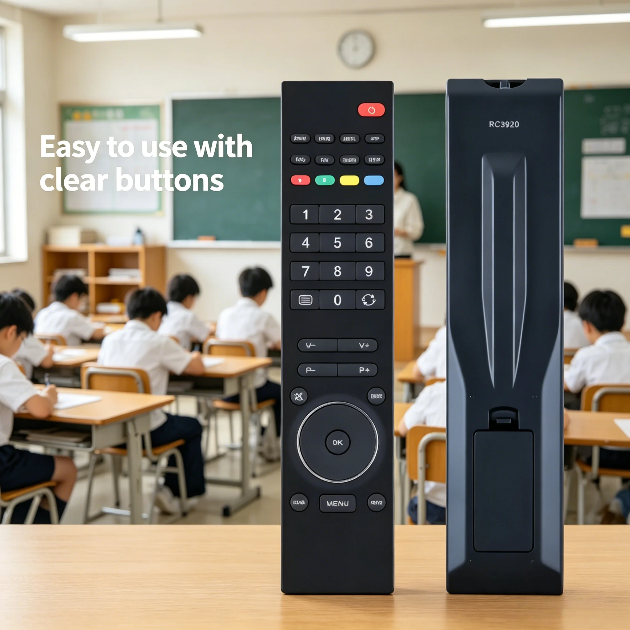 RC3920 Assisted Living Nursing Home Media Remote, Compatible with RC3924 RC3925 RC3926 Elder Care Facility DVD Player