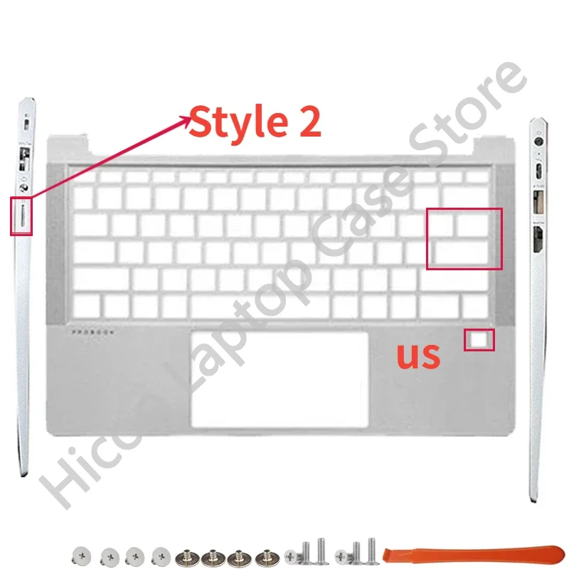 New For HP ProBook 430 G8 ZHAN 66 PRO 13 G4 Laptop LCD Rear Cover/Front Frame/Palm Pad Keyboard/Bottom Cover
