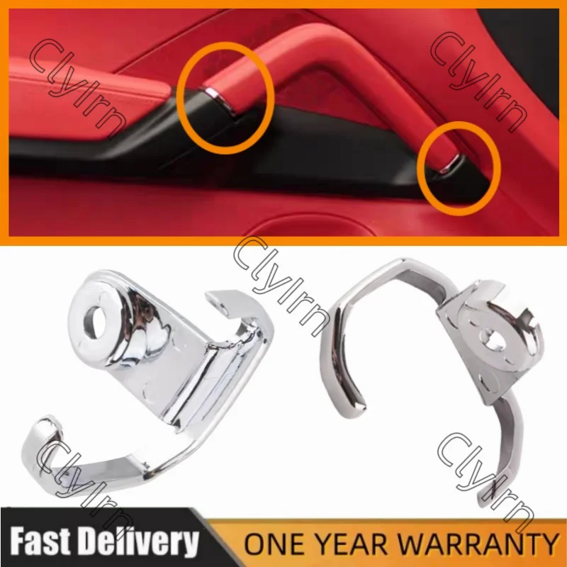 

1Pc for 11-17 year Porsche Cayenne handlebars with electroplated inner door handles and silver chrome plated handles
