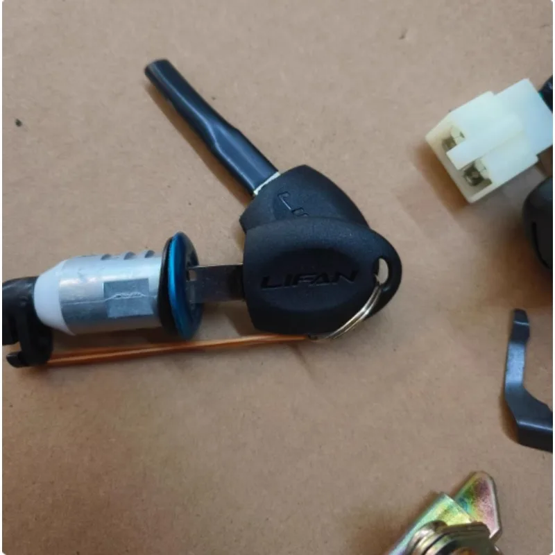For Lifan Motorcycle KPMINI150 Mini LF150-5U/5W Set Lock Full Vehicle Lock Ignition Switch Fuel Tank Cap