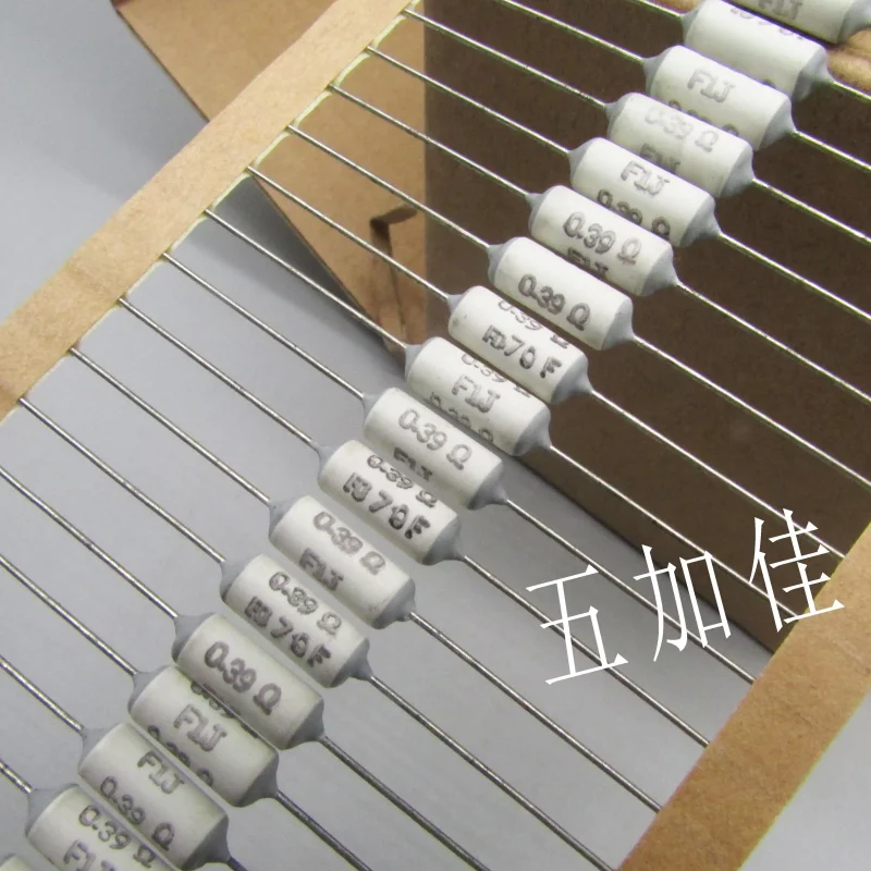 10-100pcs imported RFB01JR390A520NH 0.39R 390mR 1W small volume high-power fuse resistor