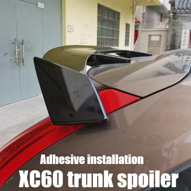 Suitable for Volvo XC60 tail wing installation without punching adhesive, top wing appearance modification and upgrade