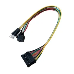 All-In-One PC DIY Host Speaker / Reset & Power Switch HDD LED Jumper Line Flat Cable Replace Q-Connector For ASUS Mainboard