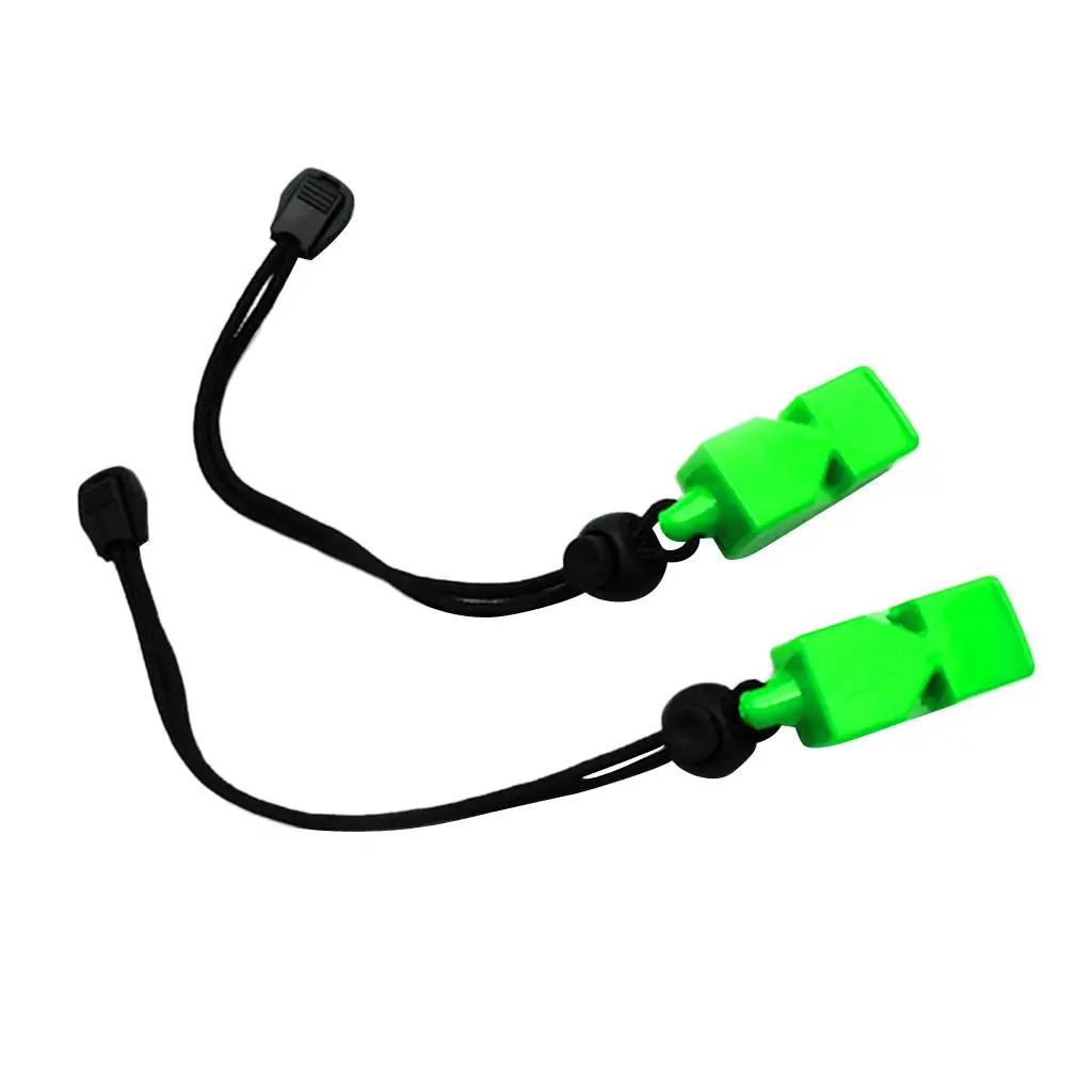 Outdoor-Notfallpfeife, Wassersport-Signalpfeife (2er-Pack)