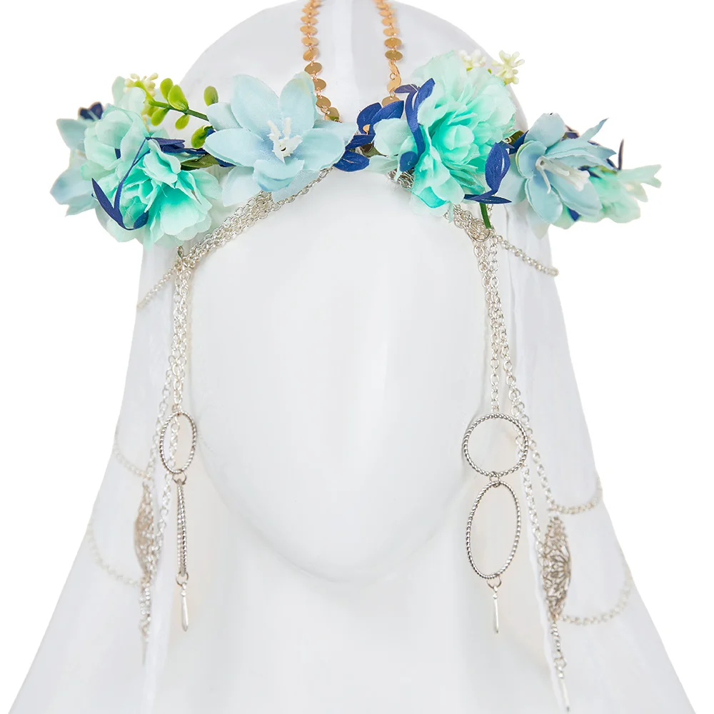 Fantasia Revenant velo corona Cosplay juego anillo de AIden Disfraz disfraz mujeres adultas fantasía Halloween carnaval accesorios de fiesta