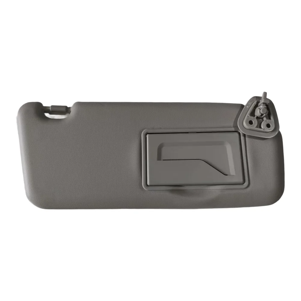 PVC Snap-in Visor Car Sun Shade Pair Swivel Positioning Design Glare Reduction Feature For Left Right Side Install