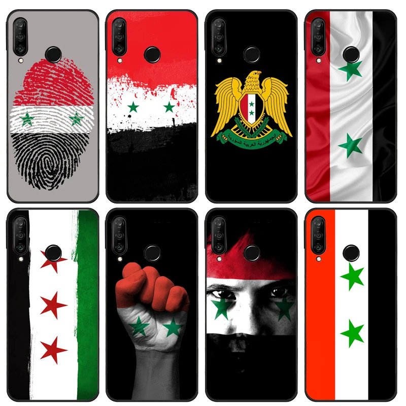 Syria Flag For Huawei Nova Y60 Y70 Y90 Y61 9 10 SE Nova 8i 3i 11i 5T P50 P60 Pro P20 P40 P30 Lite Case