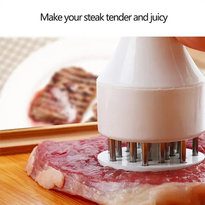 Household Steak Pork Chop Quick Loosening Needle Practical Stainless Steel Tenderizer Tenderizer Meat Hammer Meat Hammer