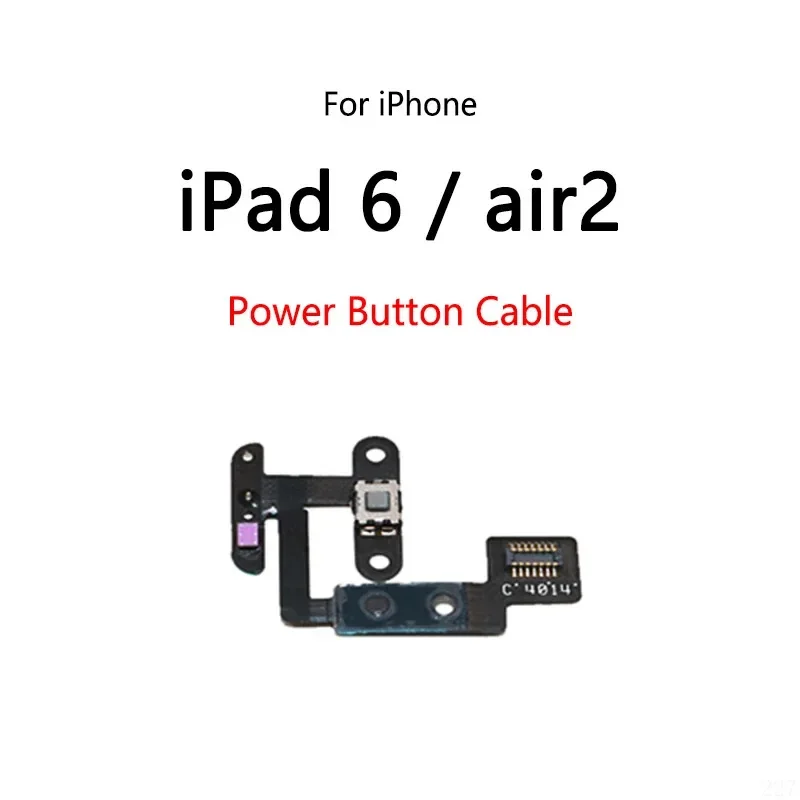 Pop Power Button Switch Volume Mute Button On / Off Flex Cable For IPad 6 Air 2 A1566