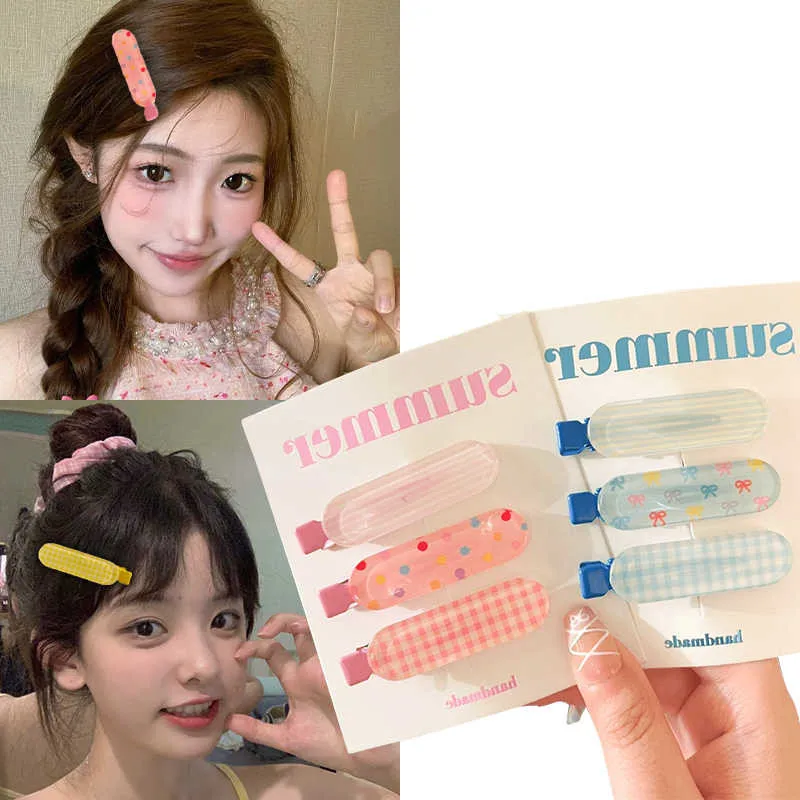 3pcs/set Hair Clips for Women Girls Hair Styling Makeup Hairpins Fashion Hair Accesories Barrettes BB Clip Wash Face Headwear