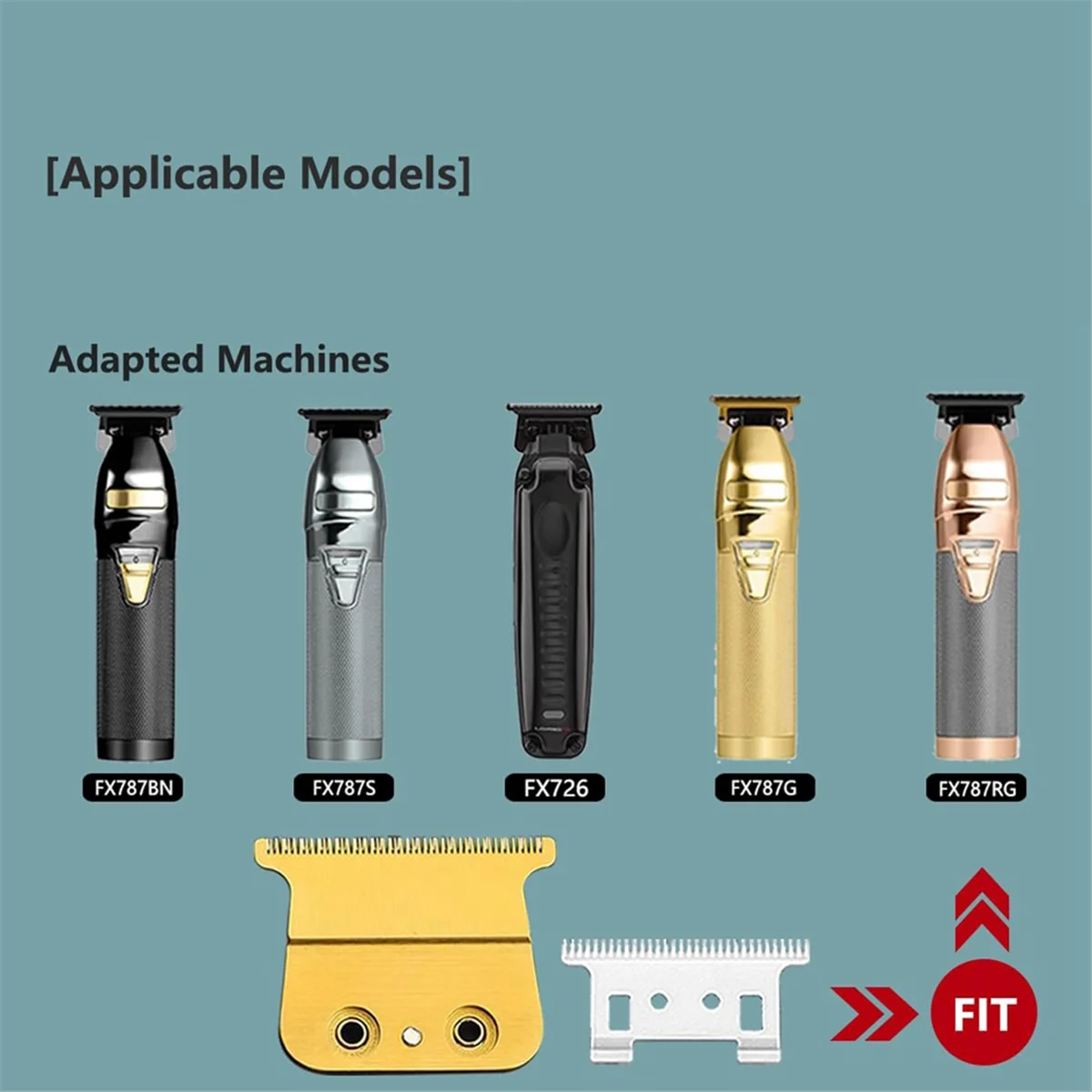 

A04V Replacement Trimmer Blade for FX787 & FX726 Outlining Hair Trimmers (FX787) for Blade FX707