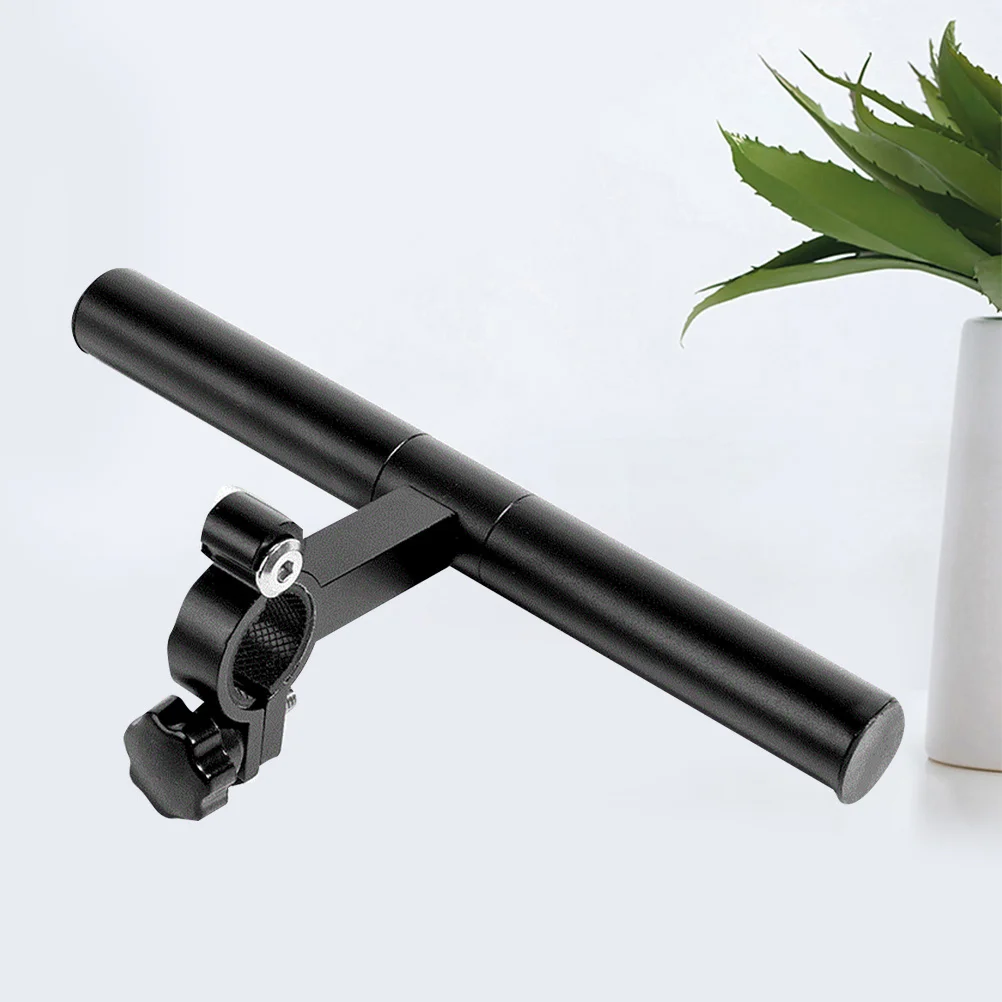 

1Pcs Bike Handlebar Extension Bracket Aluminum Alloy Handlebar Extender for 28Cm Diameter Road Mountain Bike Lamp Torch