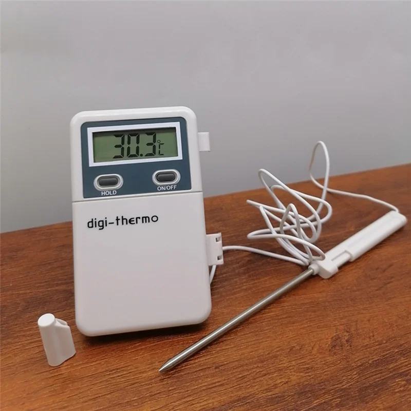 Многофункциональный электронный термометр, ЖК-цифровой детектор температуры для выпечки на кухне, внешний датчик Probeabgi